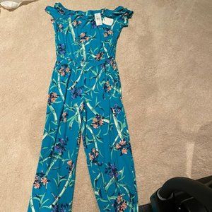 Tori Richards Spaced out - Teal jumpsuit